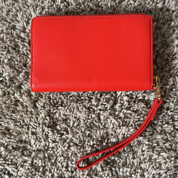 Tory Burch Red Leather Wallet - Picture 2 of 8